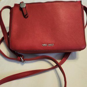 NINE WEST RED CROSSBODY BAG